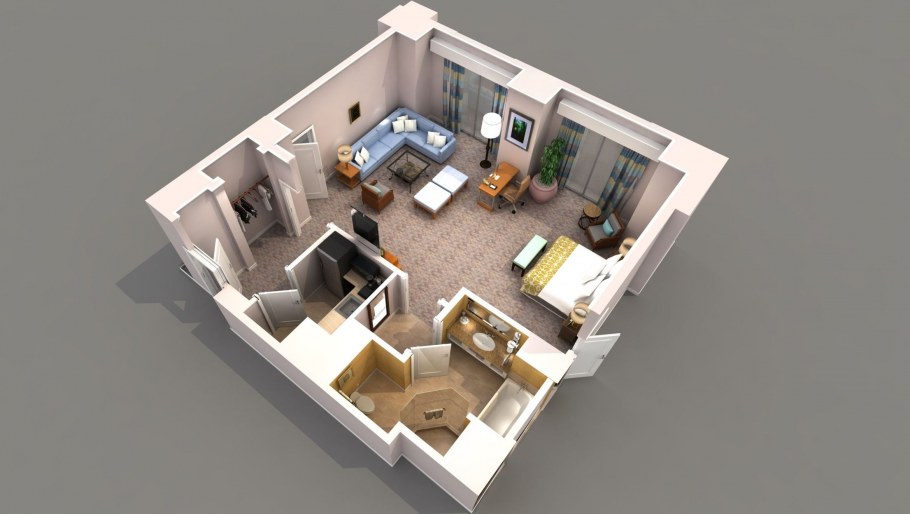 Квартира студия планировка