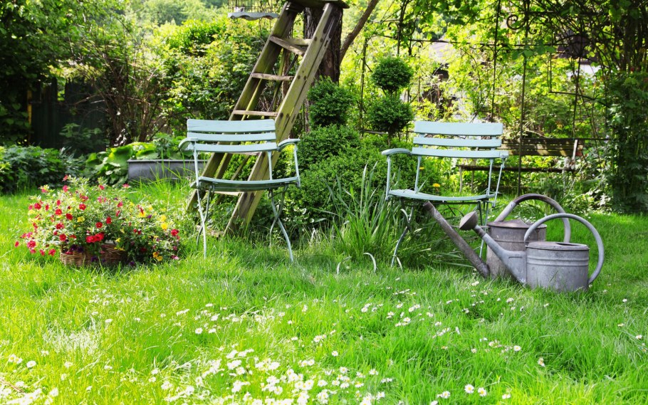 Русский усадебный стиль сада