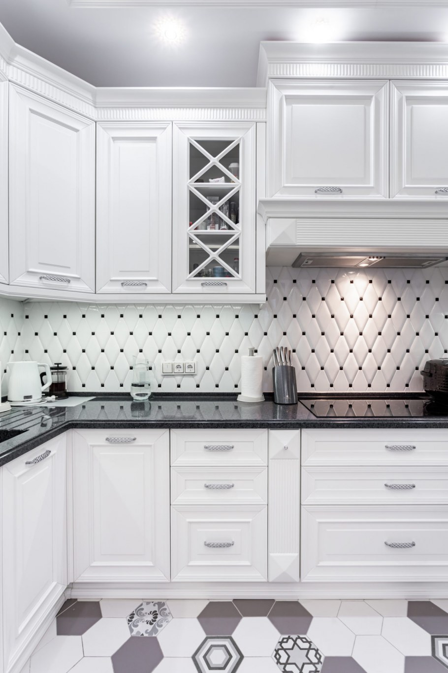 Кухни угловые Модерн до потолка