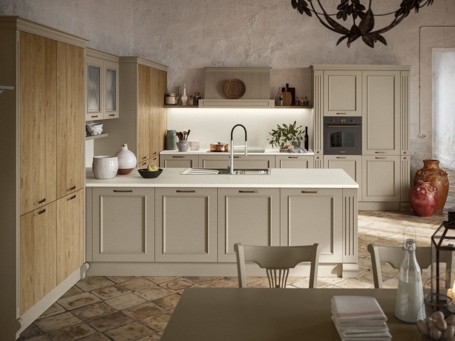 Кухня Палермо Италия Spagnol cucine Луизиана