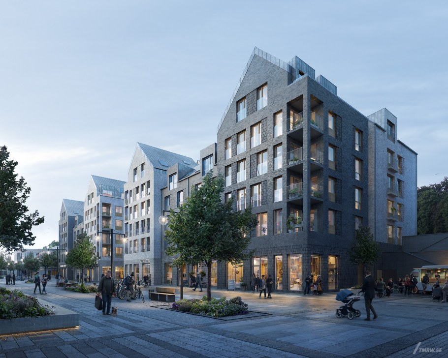 Современная архитектура Скандинавии многоэтажная