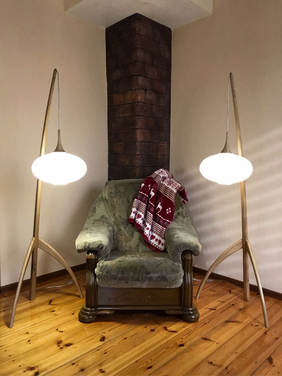 Светильник напольный в стиле этно