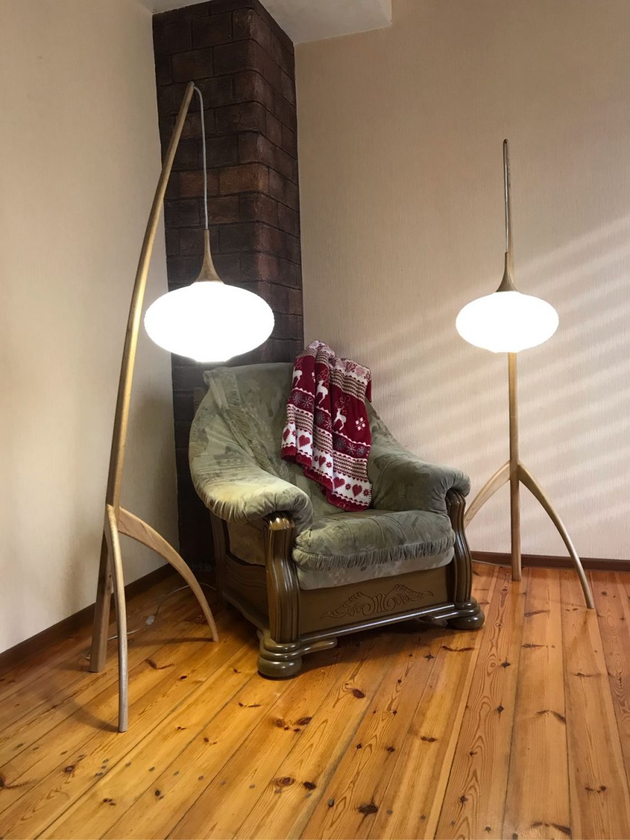 Торшер этно стиль