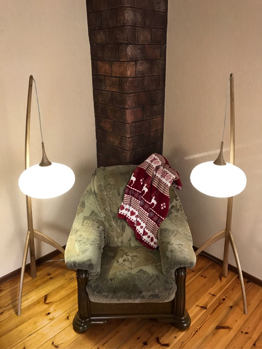 Светильник напольный в стиле этно