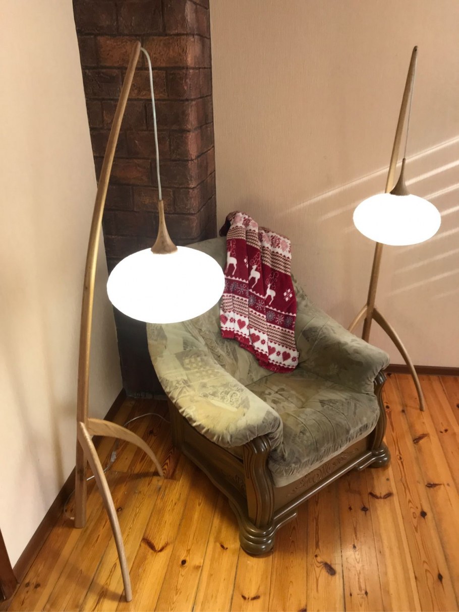 Торшер в этностиле