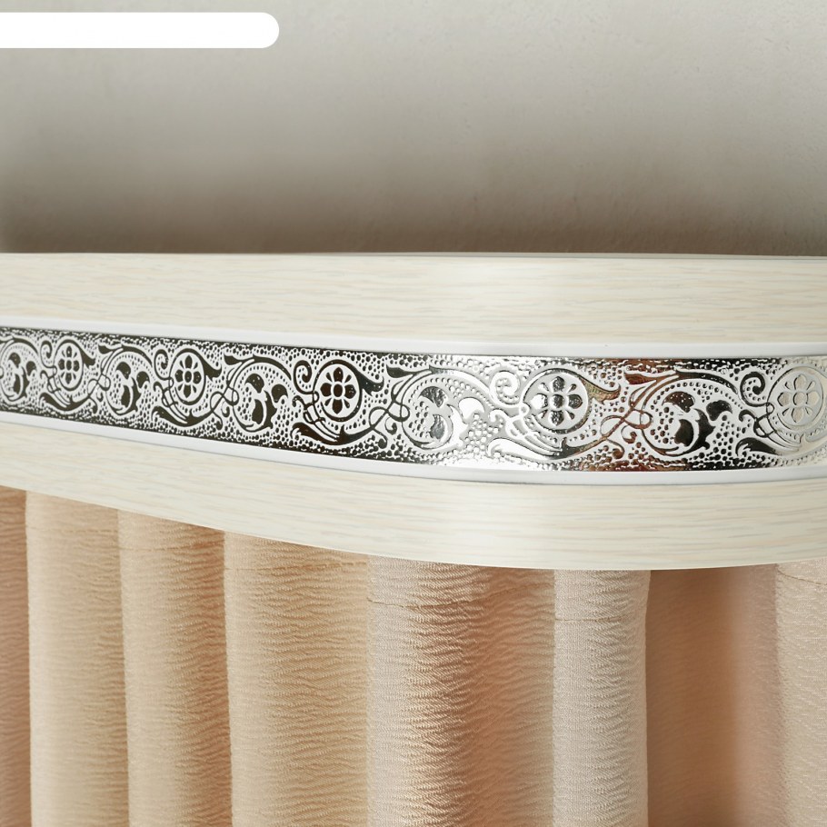 Карниз трёхрядный «Ультракомпакт. Грация золото»