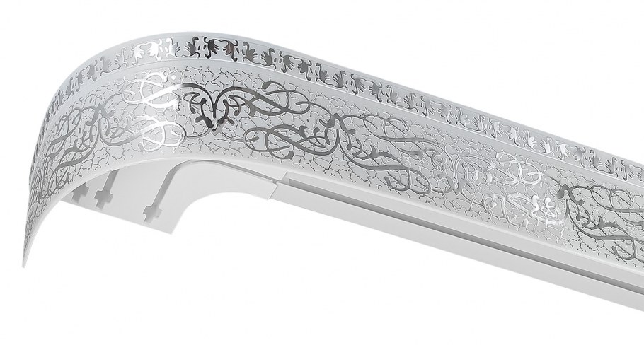 Бленда "Прима" белый/хром