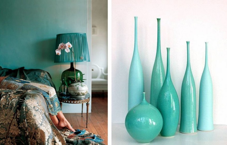 Бирюзовый декор