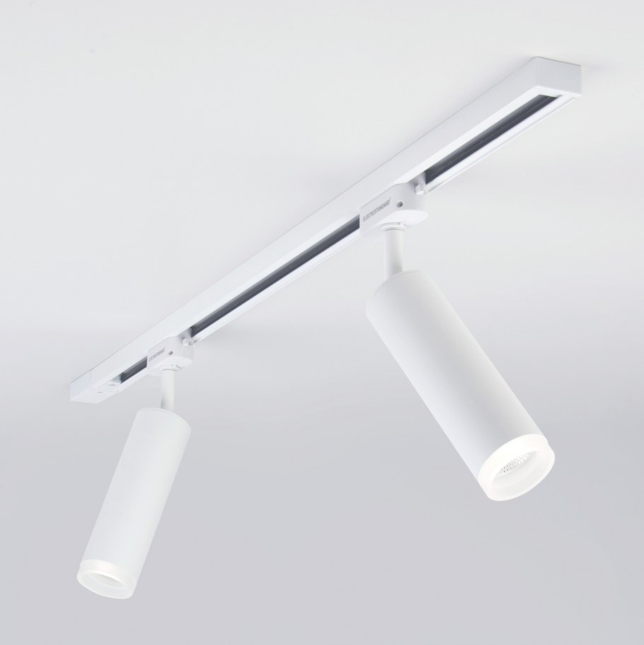 Трековый светодиодный светильник Elektrostandard Oskar белый 10w 4200k ltb28 4690389123528