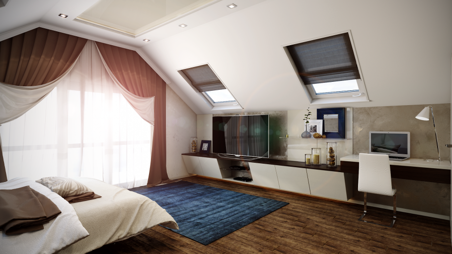 Дизайн домов внутри спальни