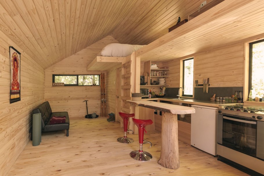 Интерьер дачного домика 6х6