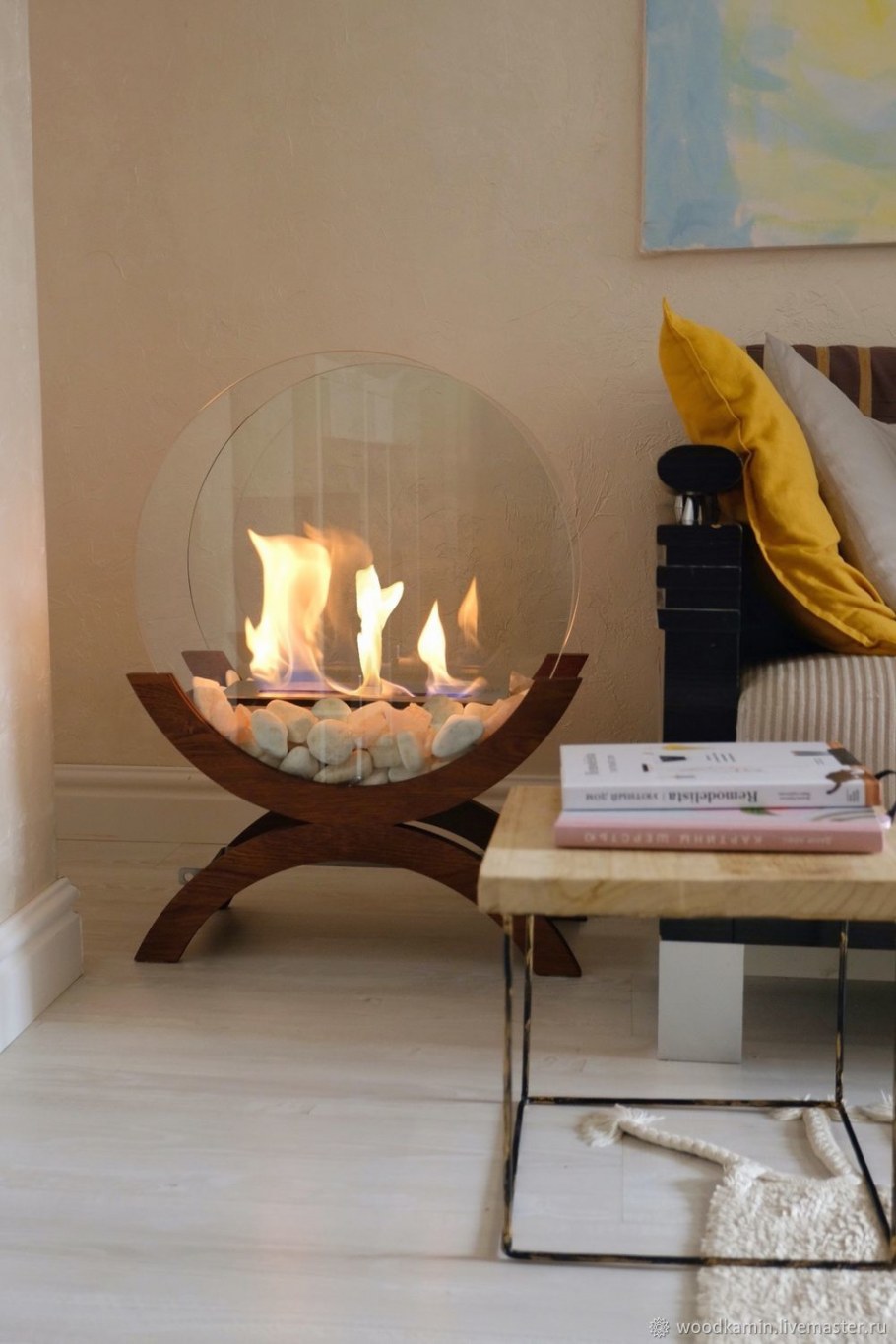 Напольный биокамин лаунж