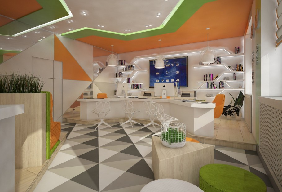 Офис турагентства интерьер