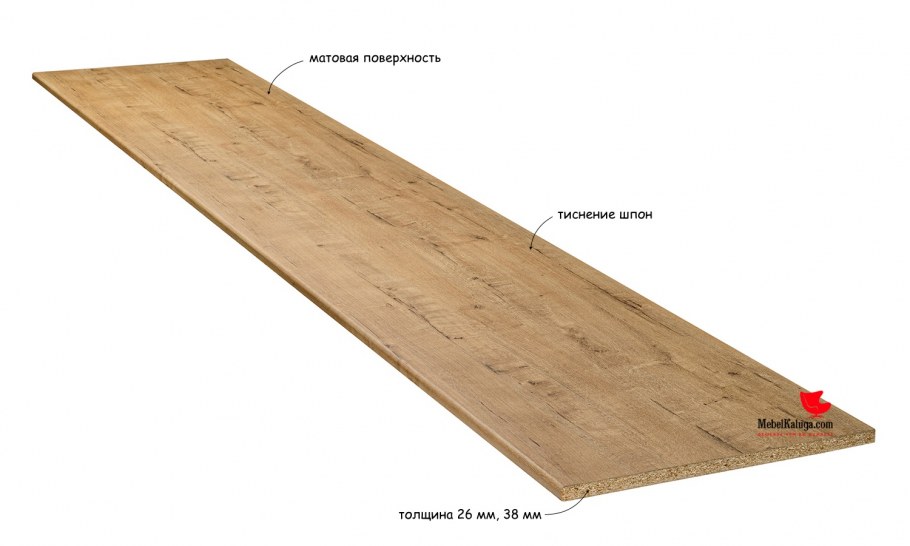 Столешница Top-38u прямая тростник