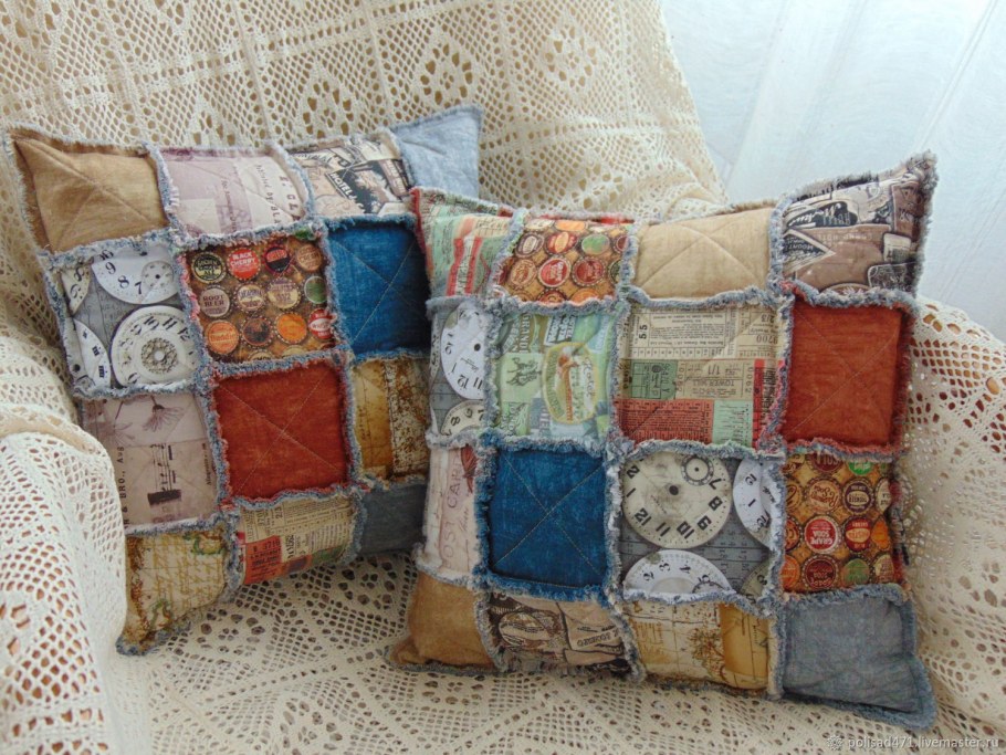 Лоскутные наволочки