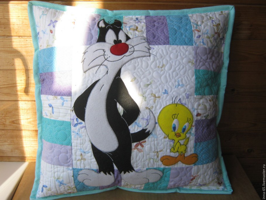 Аппликация из хлопка