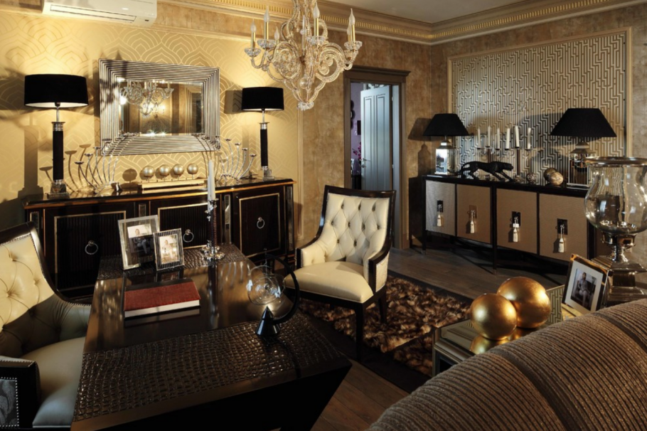 Гостиная ар деко Амели