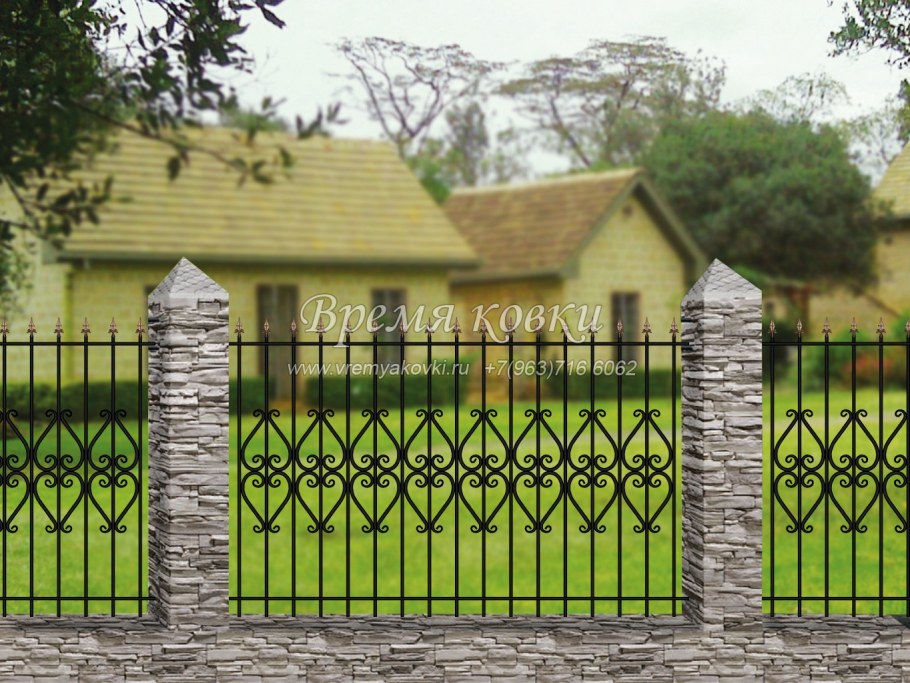 Псевдокованные заборы