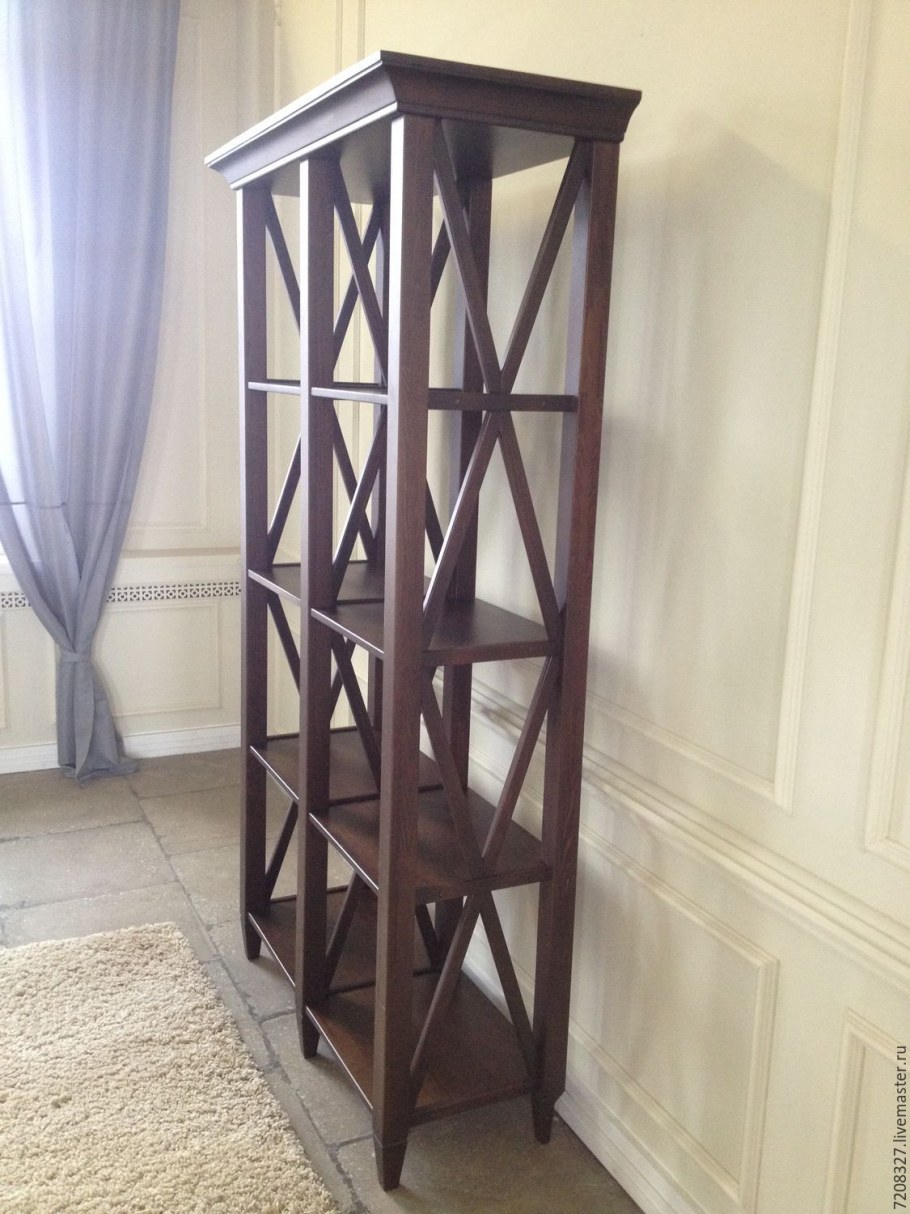 Стеллаж деревянный открытый