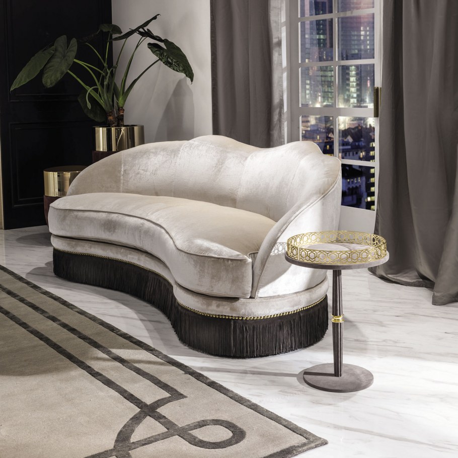 Диван полукруглый Честерфилд модульный