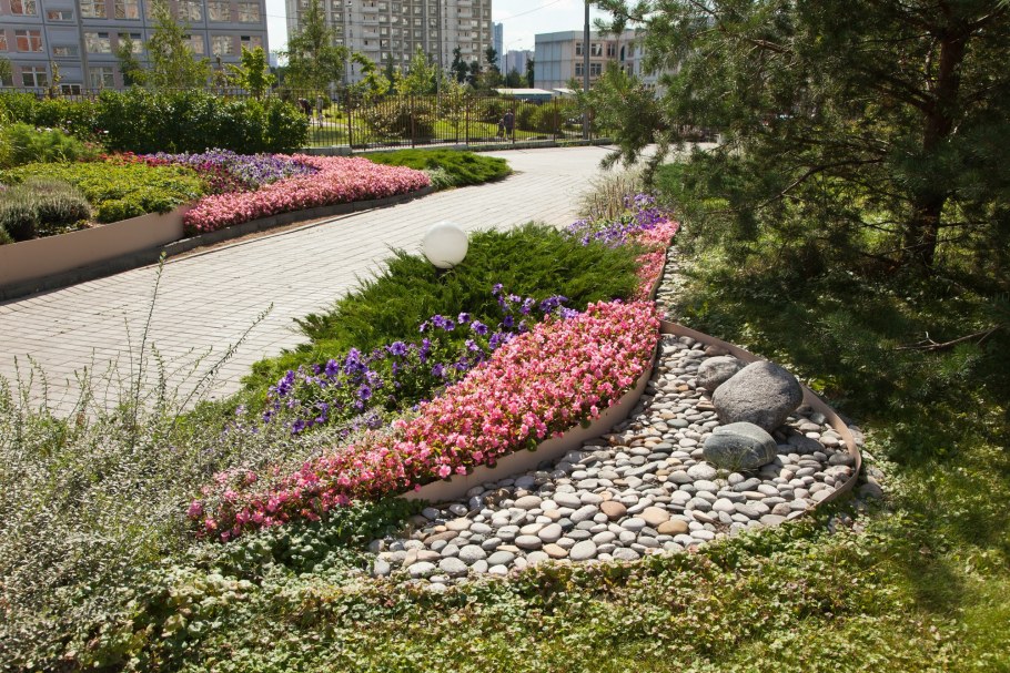 Современные клумбы