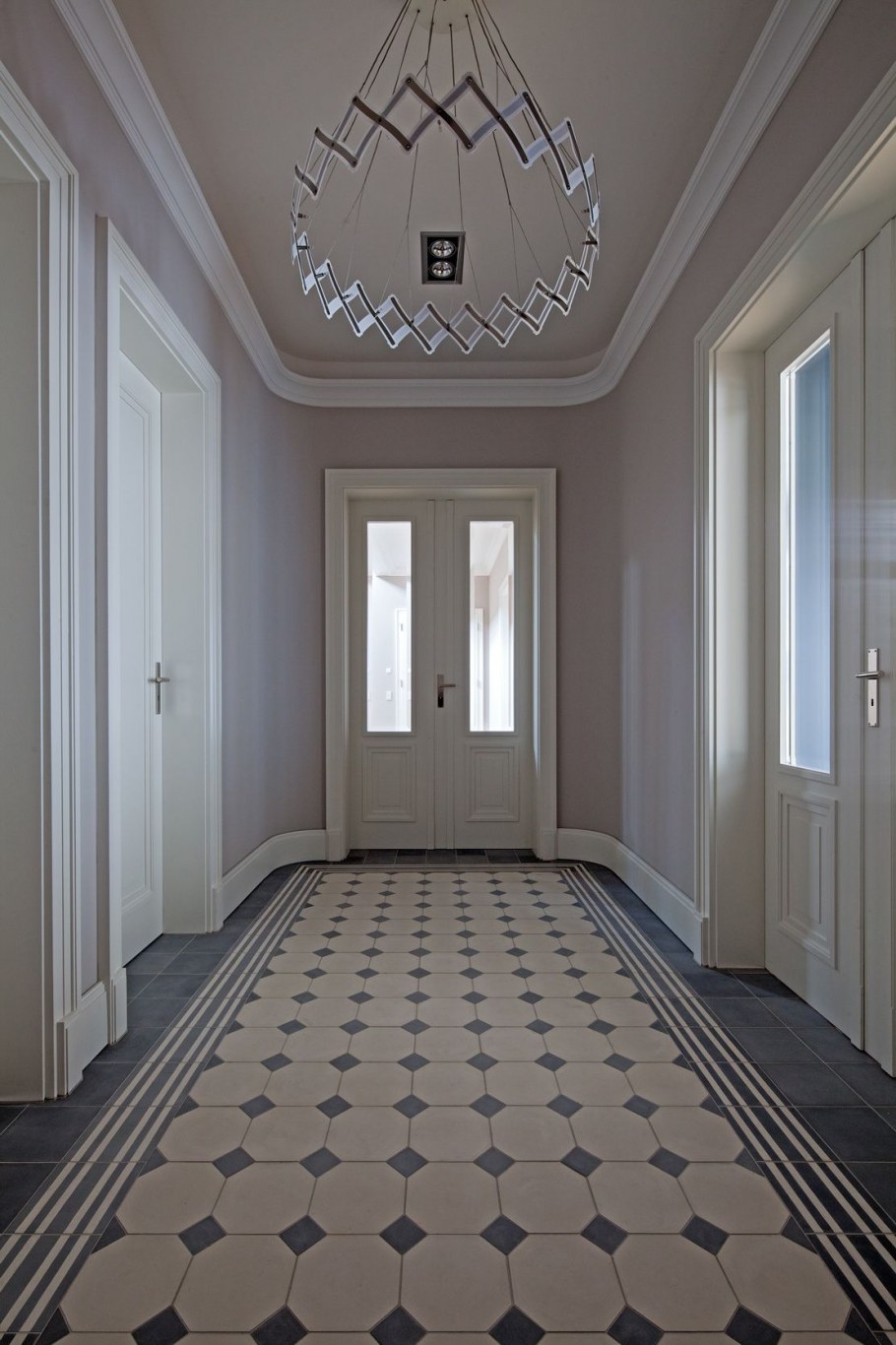 Метлахская плитка в классическом интерьере