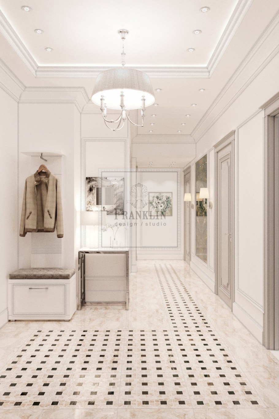 Керамогранит постирочная Неоклассика