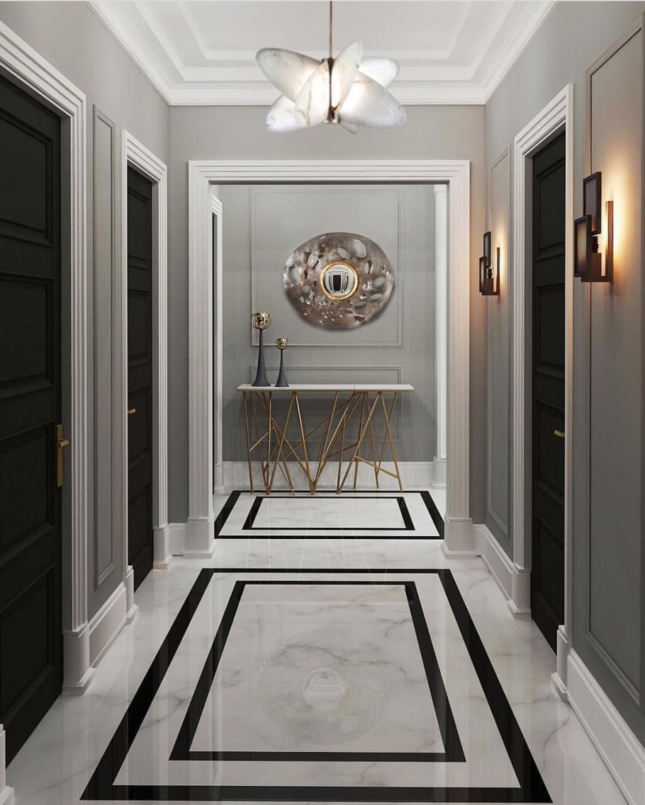 Прихожая в неоклассическом стиле
