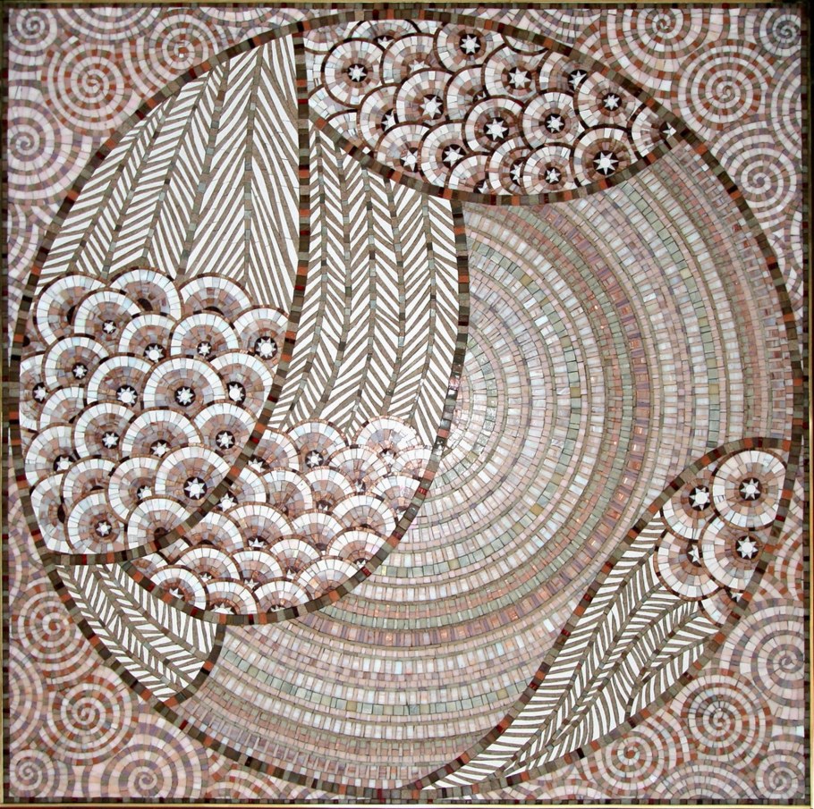 Каменная мозайка в стиле арт деко