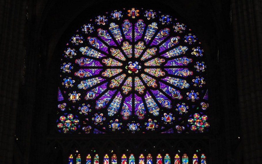 Страсбургский собор интерьер рисунок