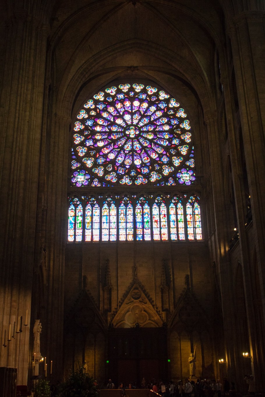 Витражи часовни сент-Шапель в Париже