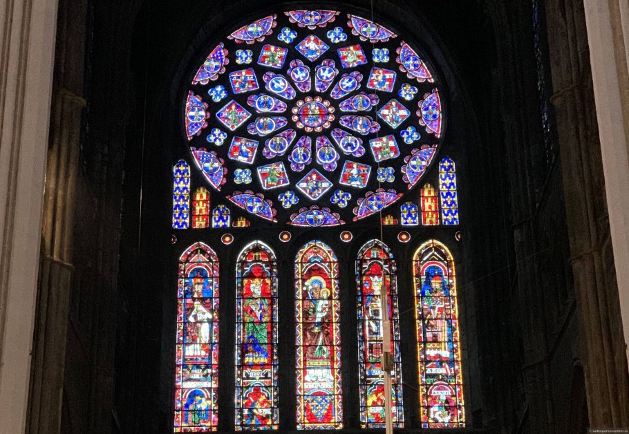 Собор в Реймсе витражи
