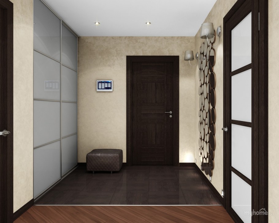 Интерьер узкого коридора