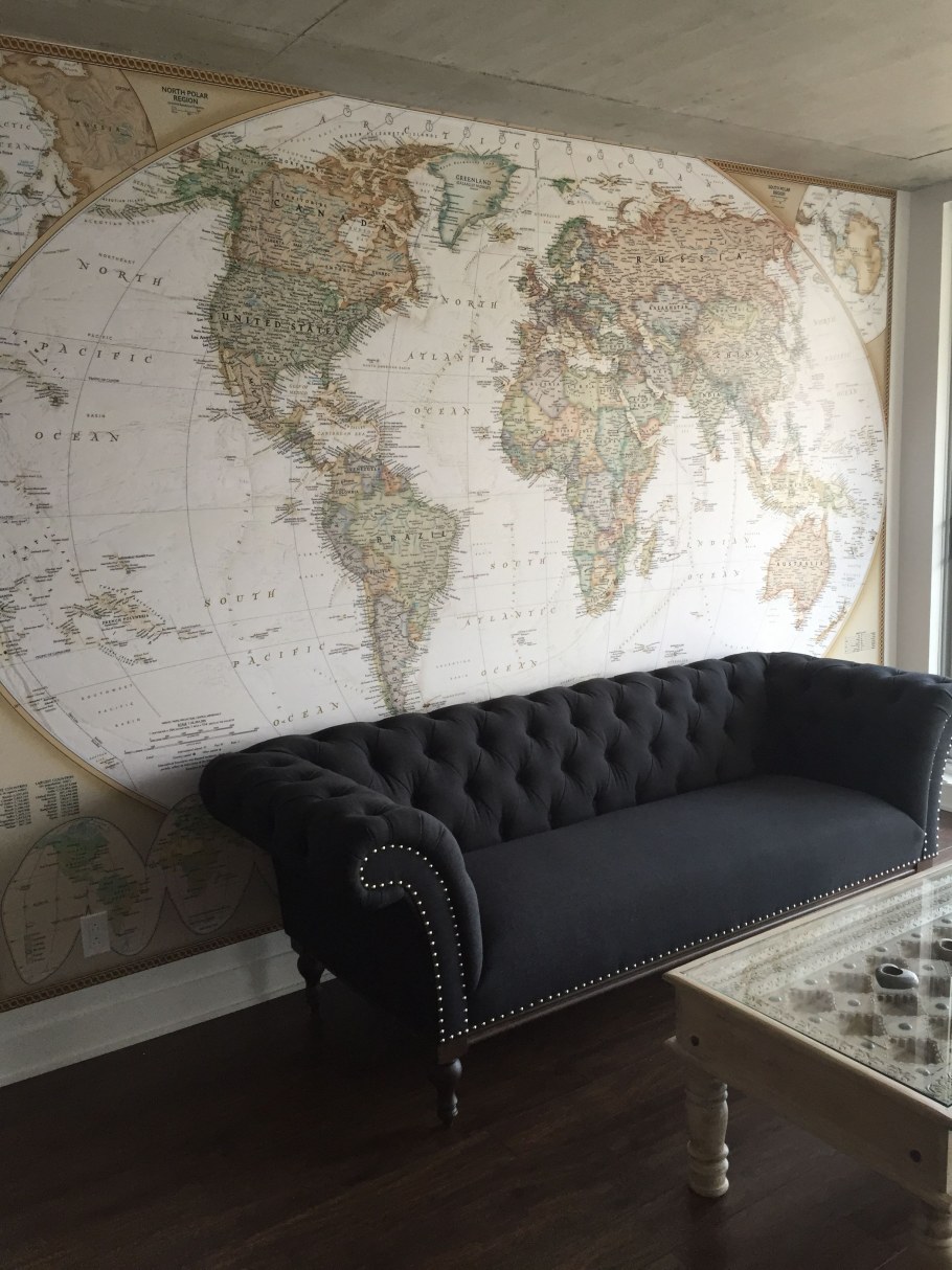 Украшение для интерьера офиса карта мира