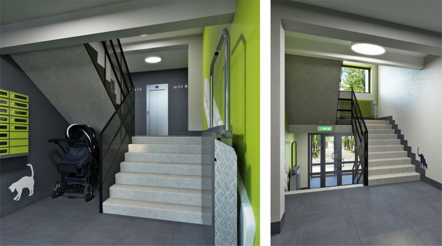 Оранжевый подъезд