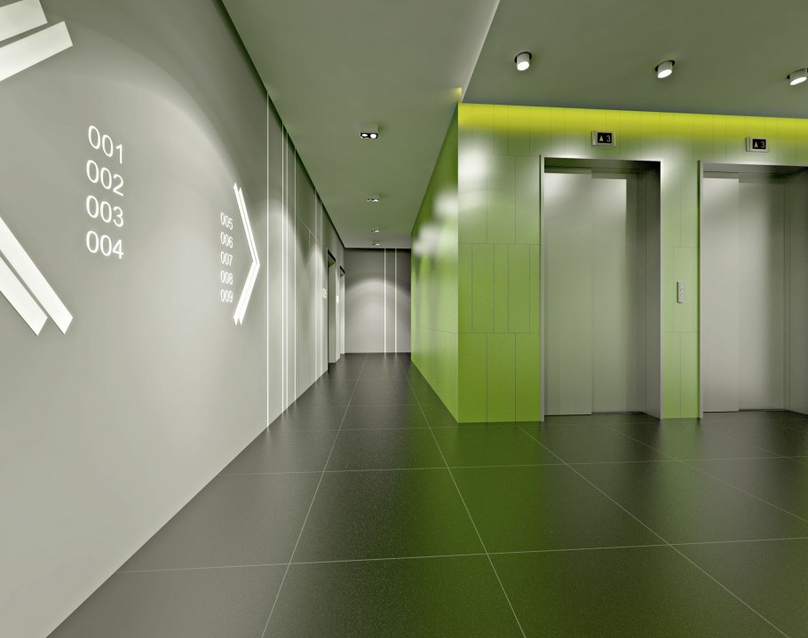 Малевич лифтовой Холл