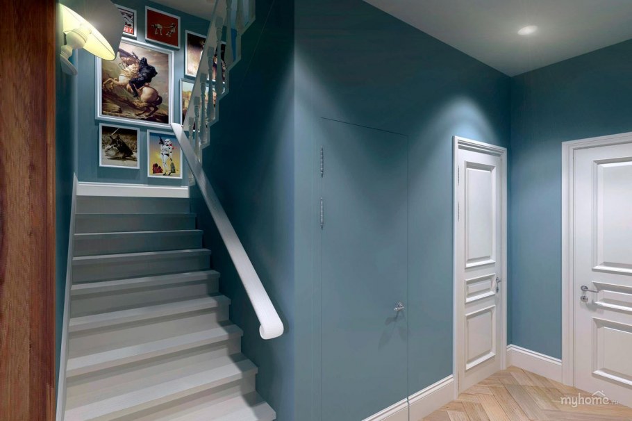 Покраска стен в прихожей