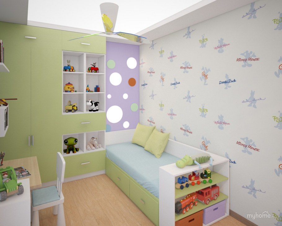 Обои в комнату сына