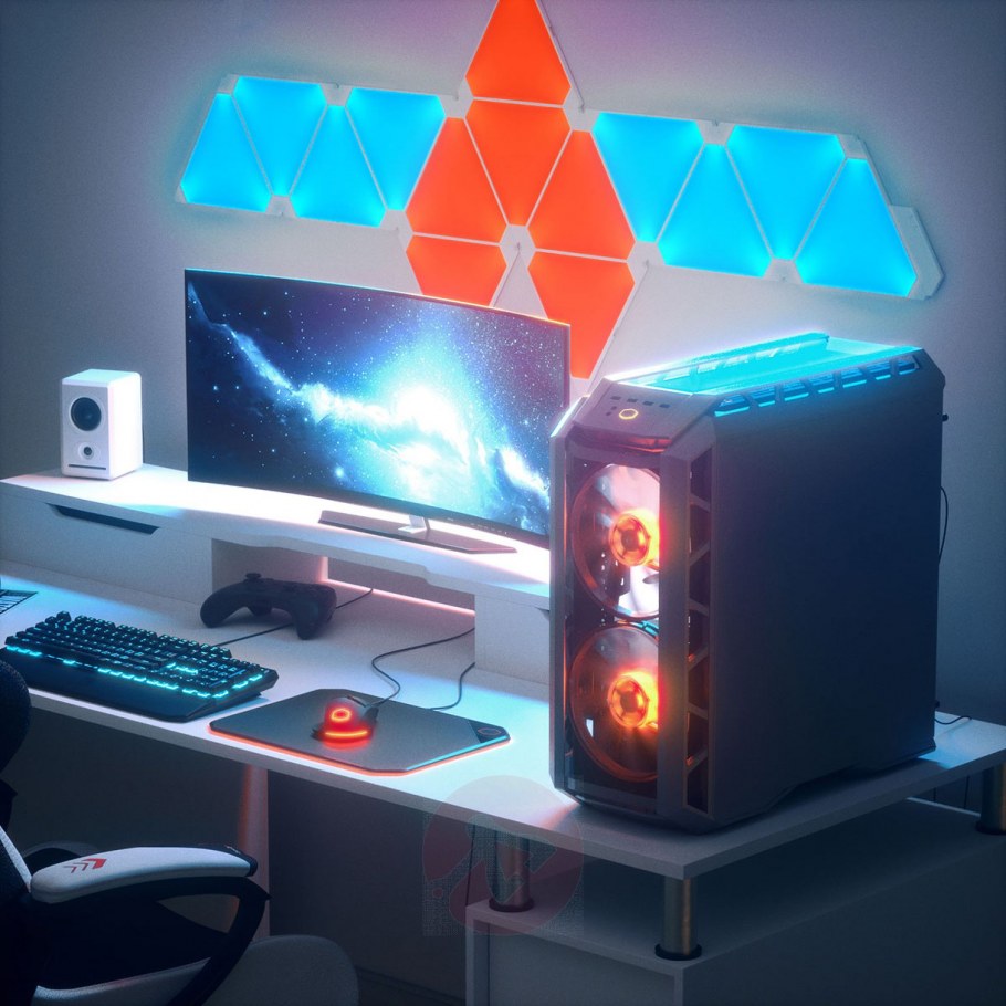 Геймерские комнаты с подсветкой