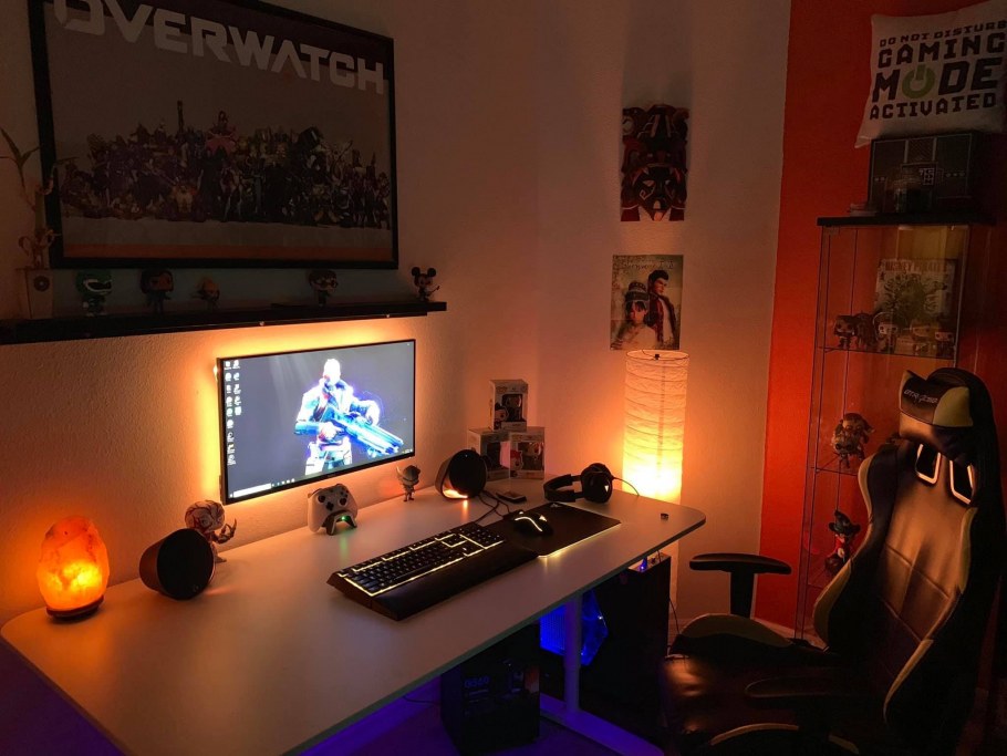 Освещение в геймерской комнате