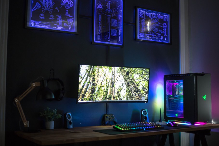 Подсветка для геймерских комнат