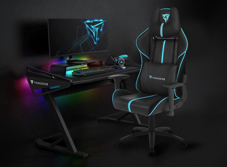 Геймерская комната с подсветкой