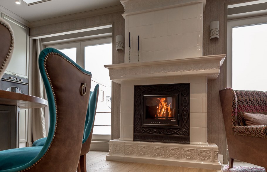 Изразцы камин Неоклассика