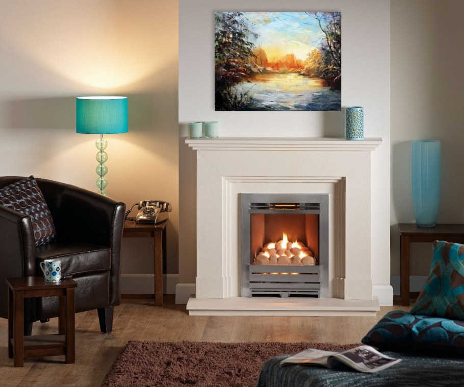 Электронный камин в интерьере