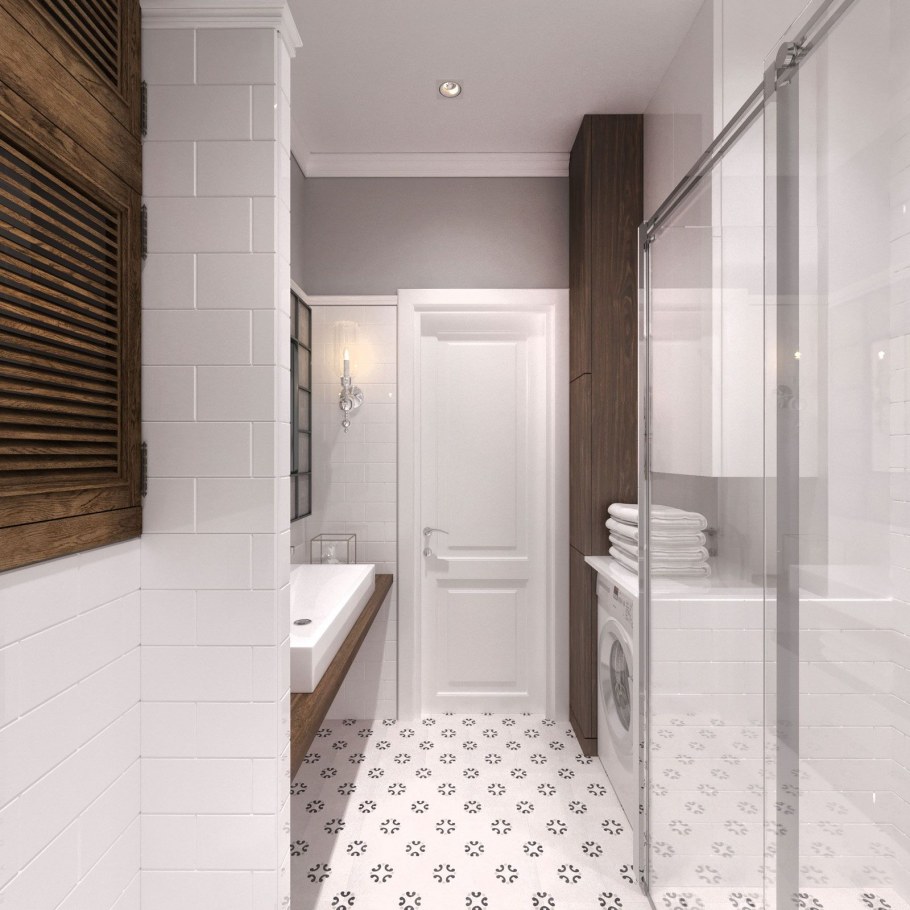 Душевая Неоклассика 3,5 кв м