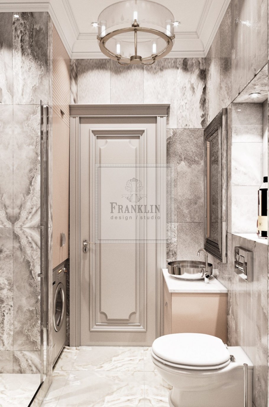 Душевая в стиле Неоклассика дизайн