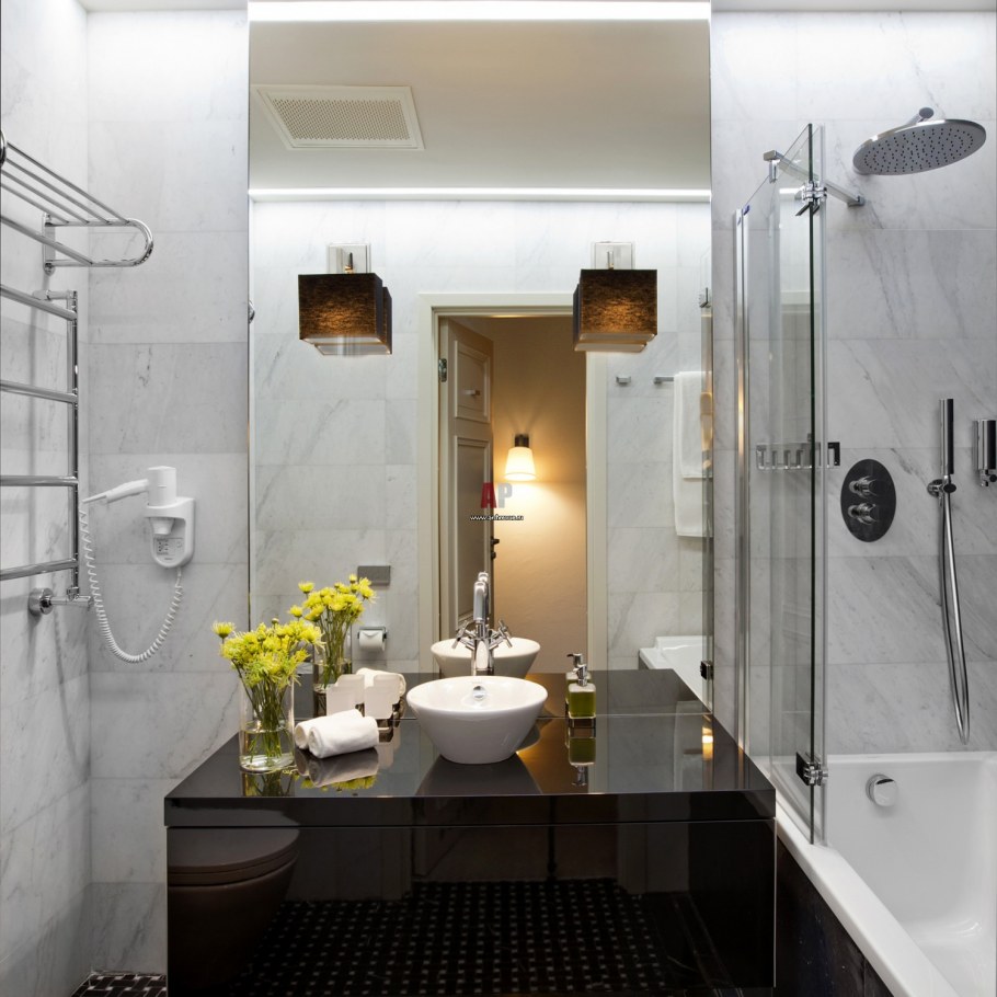 Душевая в неоклассическом стиле