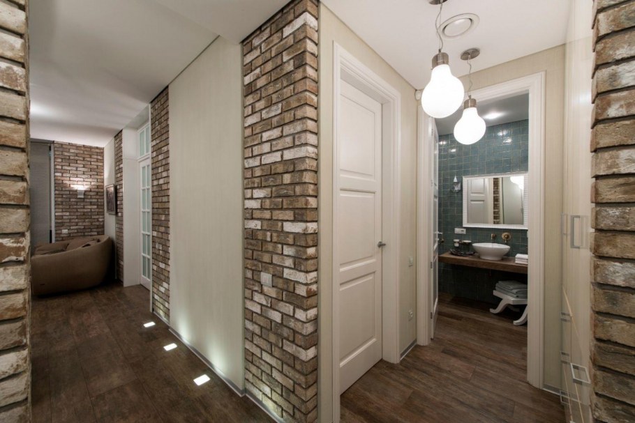 Прихожая в лофт стиле п44