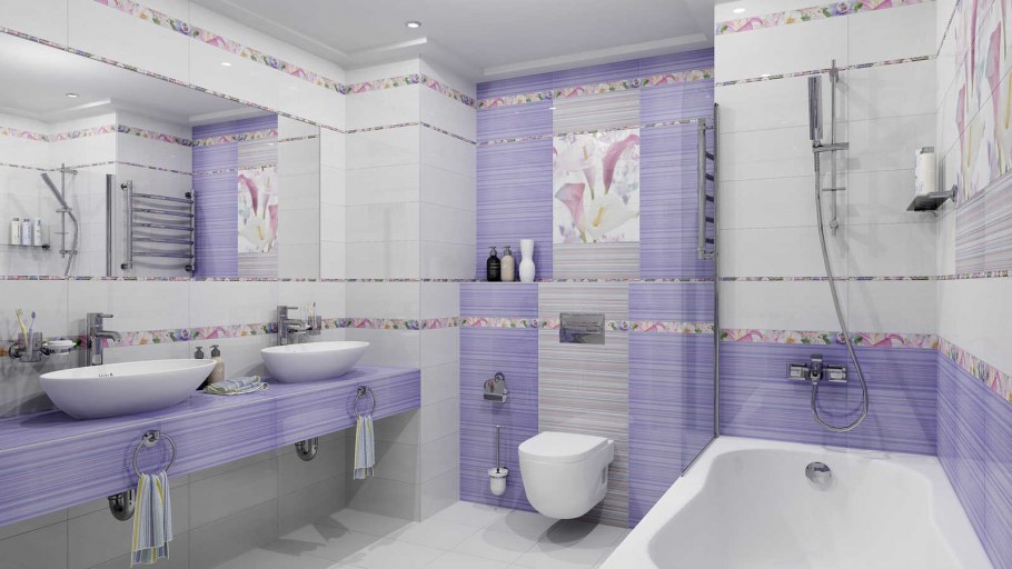 Плитка Керадим голубая