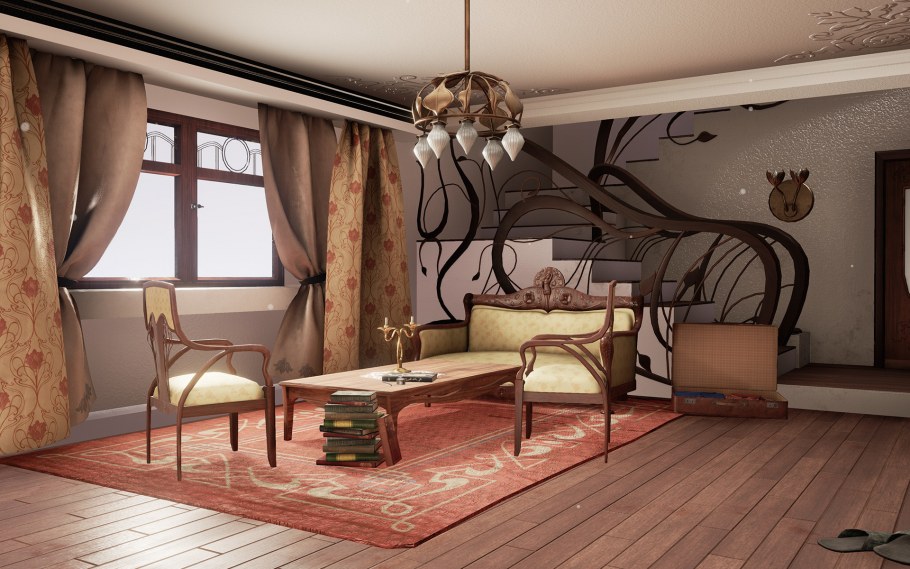 Визуализации интерьера в стиле Модерн